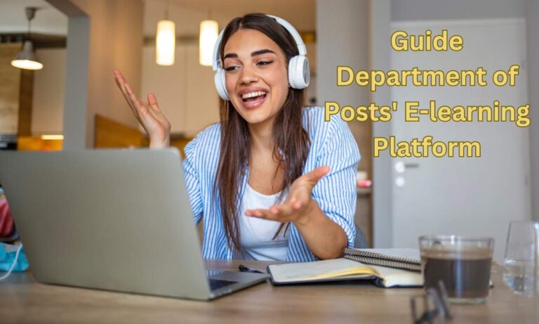 Guide Department of Posts' E-learning Platform
