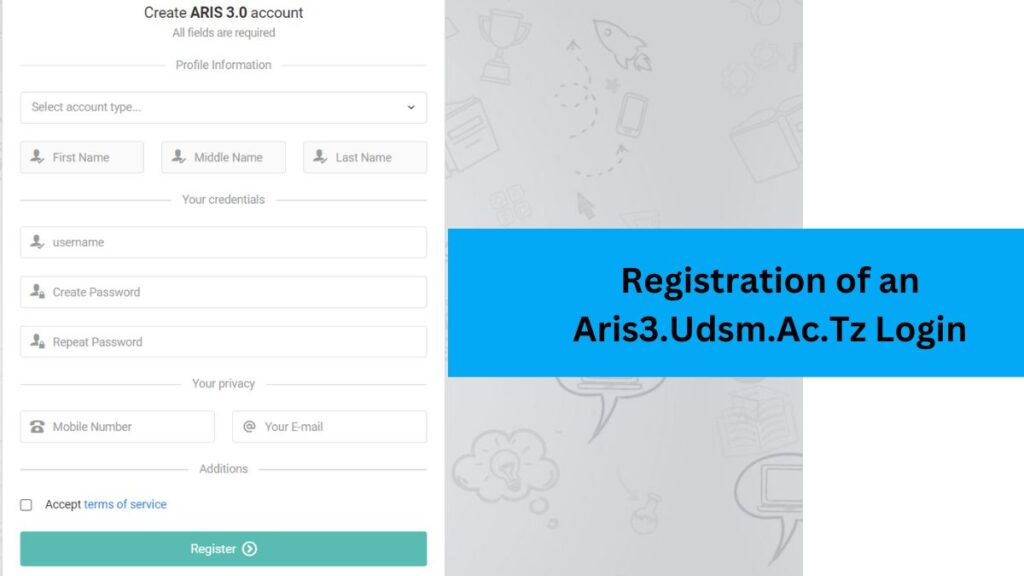 aris3.udsm.ac.tz login password